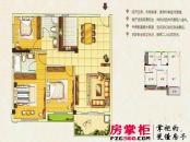 丽景新城户型图D3户型 3房2厅2卫1阳台 3室2厅2卫1厨