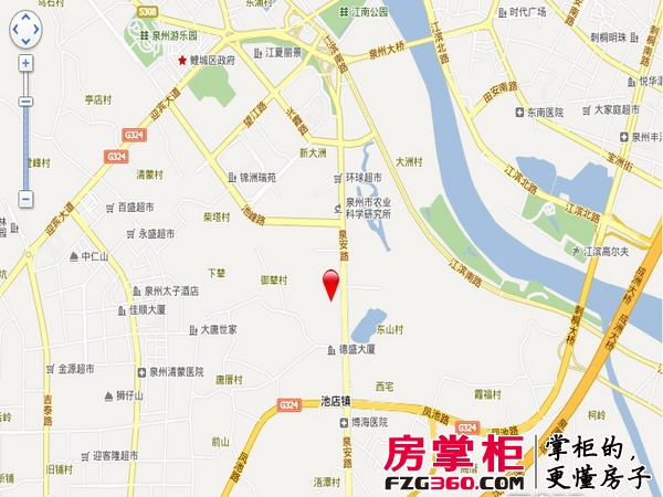 世源江湾国际交通图电子地图