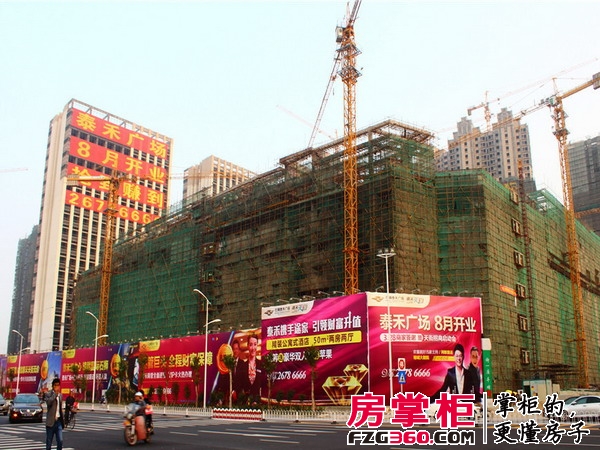 石狮泰禾广场实景图最新工程进度（2015-03-22）