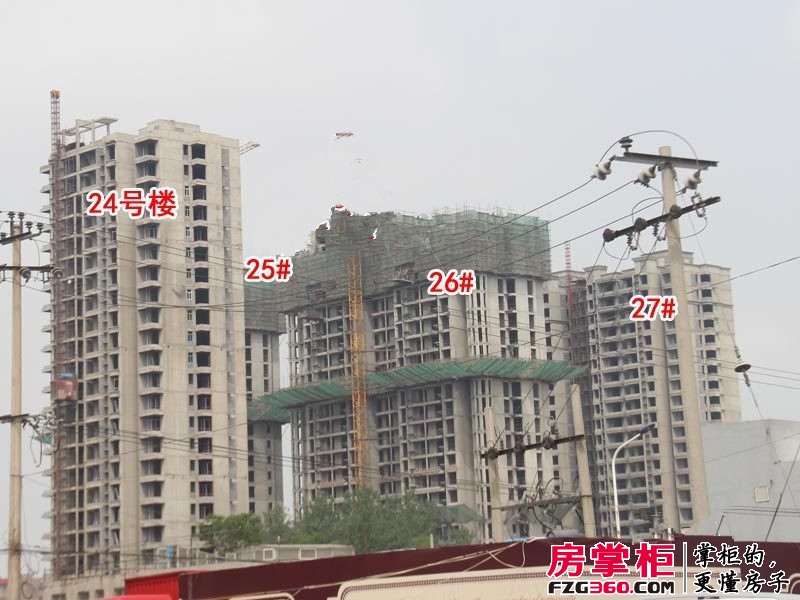 良兴美嘉城实景图24-27号楼工程进度（2014-05）