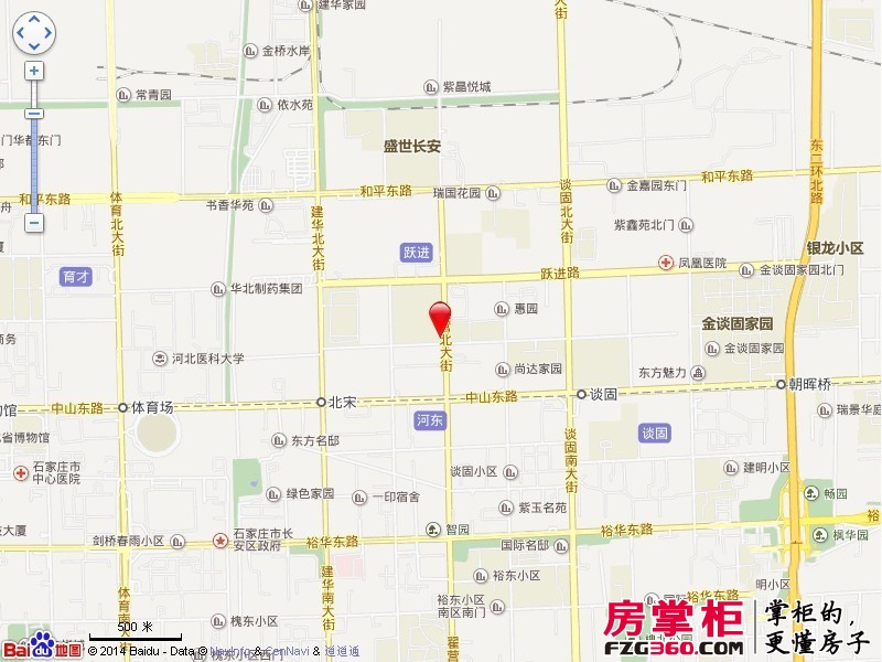 上东广场交通图电子地图