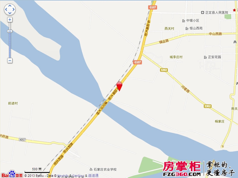 滹沱河小区澜庭交通图