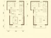 建投十号院户型图1号楼H3-y户型（已售完） 3室2厅2卫1厨