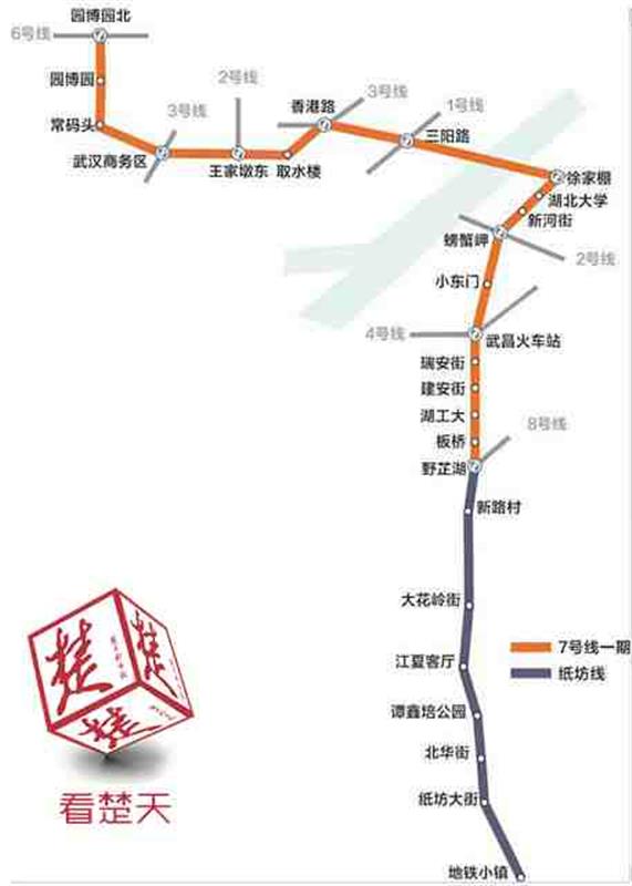 武汉轨道交通纸坊线图片