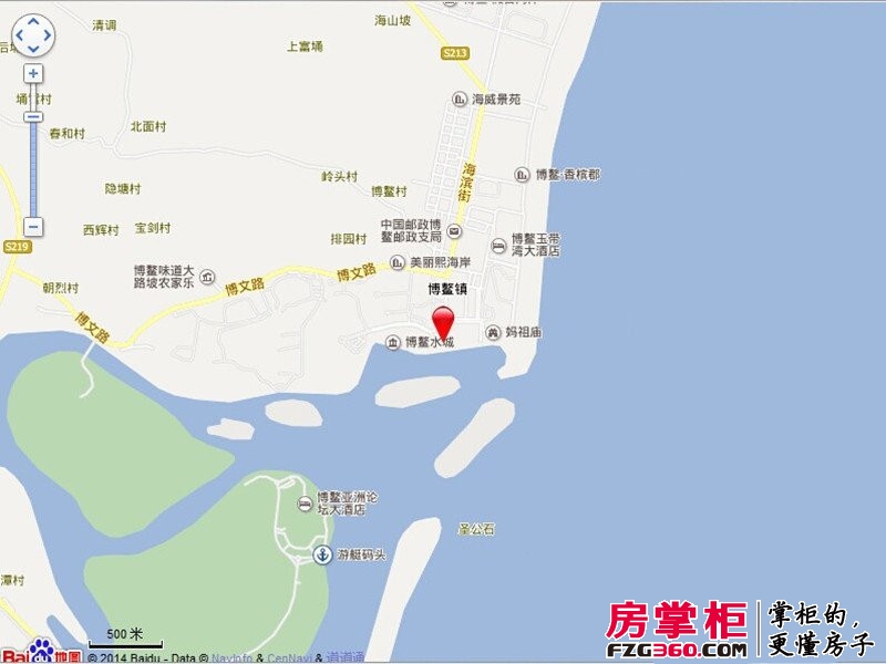 博鳌宝莲城交通图电子地图
