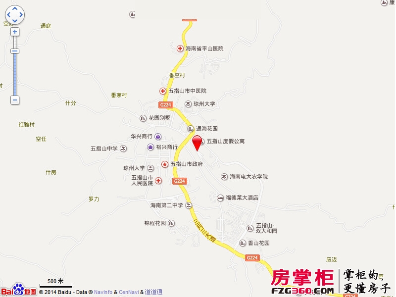 卓达·山水青城交通图电子地图