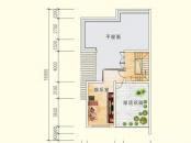 和贵花园户型图户型图  双拼别墅6.3米标高平面图 4室2厅4卫1厨