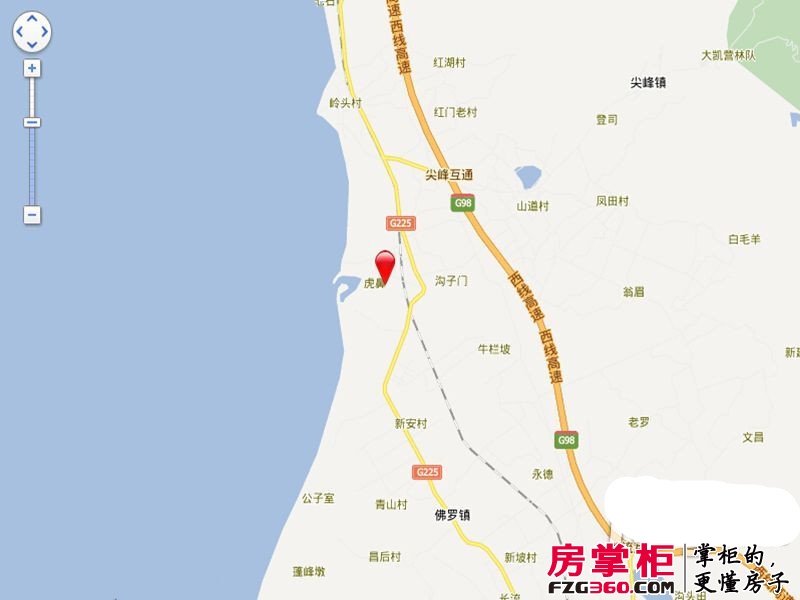 龙沐湾1号海景公馆交通图电子地图