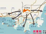 龙泉谷三亚的山交通图