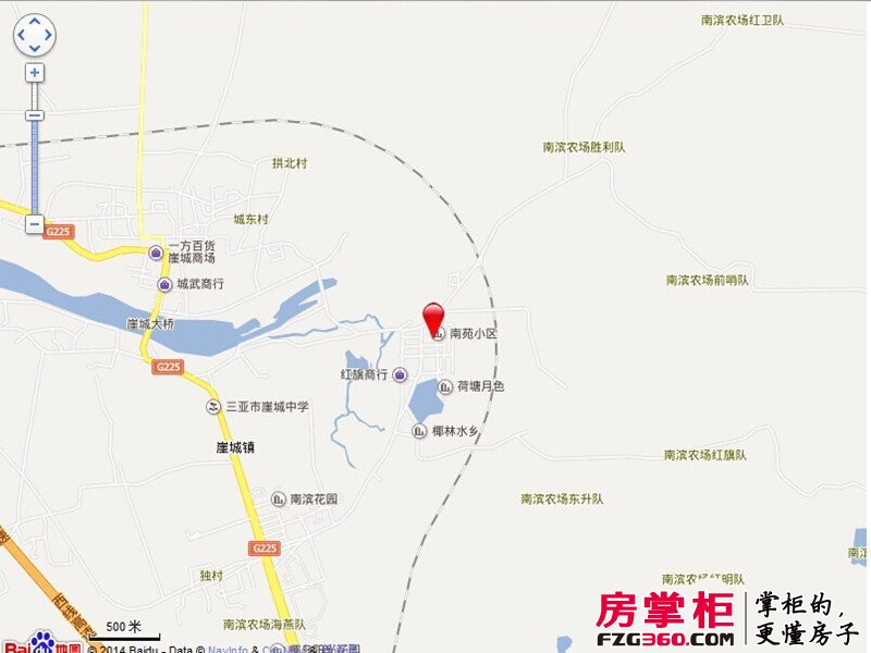 澜香溪谷交通图电子地图