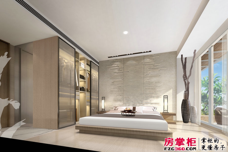 北京城建海云家园样板间A户型卧室