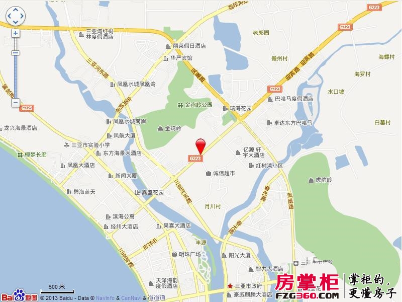 中铁子悦台交通图电子地图