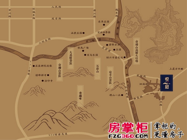 万晟悦府地图