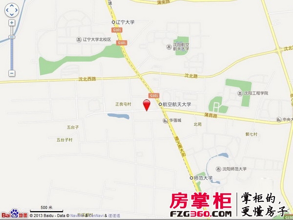 荣盛城交通图电子地图