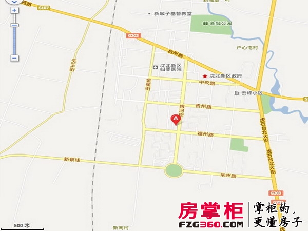 逸景盛熙城交通图电子地图