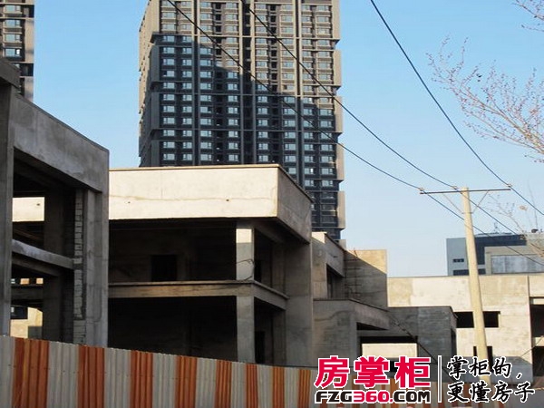 明城新北市实景图工程进度（2012.2）