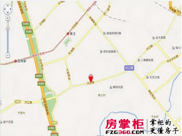 青霖嘉园交通图电子地图