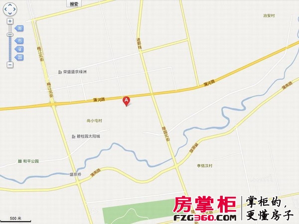 三盛颐景御园交通图电子地图