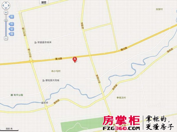 三盛颐景园交通图电子地图