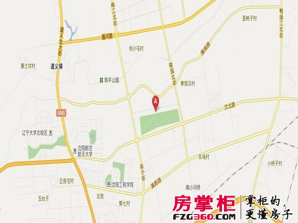 荣盛·坤湖郦舍交通图电子地图