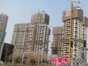 保利达江湾城实景图高层工程进度（2014-3-23）