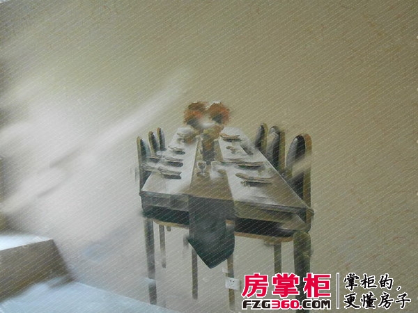 华润·奉天九里样板间140平户型彩绘餐厅