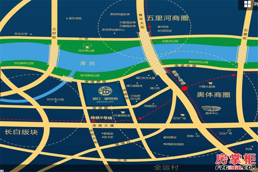 浦江御景湾交通图