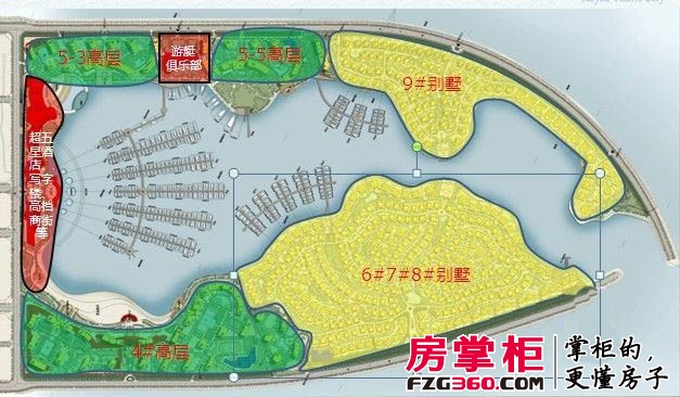 中澳皇家游艇城效果图规划示意图