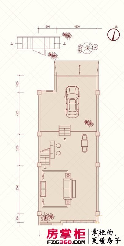 莱蒙国际公馆户型图一期双拼别墅E2地下室户型图 3室3厅2卫1厨