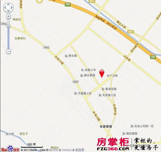 香堤庭院交通图电子地图