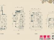 艾维诺森林户型图别墅E户型 3室4厅3卫1厨