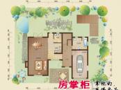 田纳溪湖户型图别墅202A户型一层户型图 1厅1卫2厨
