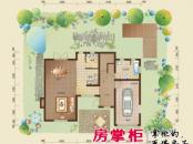 田纳溪湖户型图别墅202A户型一层户型图 1厅1卫2厨