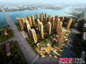 国耀上河城外景图鸟瞰图
