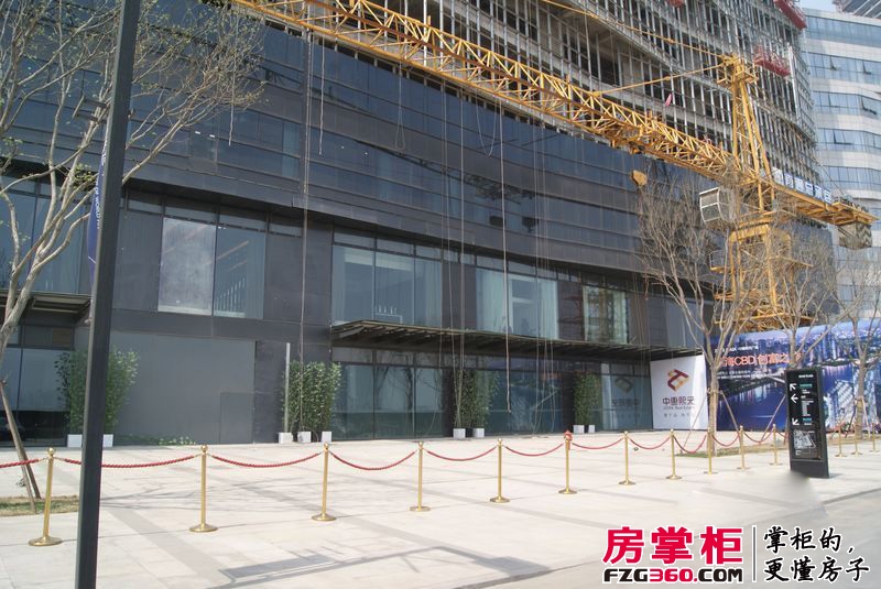 中惠熙元广场实景图售楼处（2012-4）