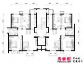 房信海景园户型图一期1、3、4、5号楼标准层11C户型 3室2厅1卫