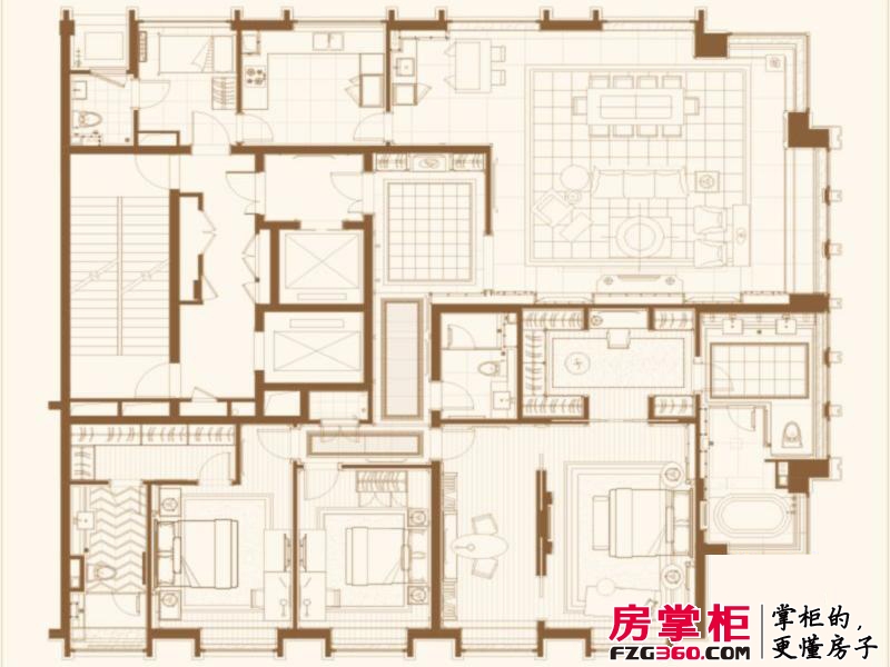 津澜阙户型图二期三号楼标准层C户型