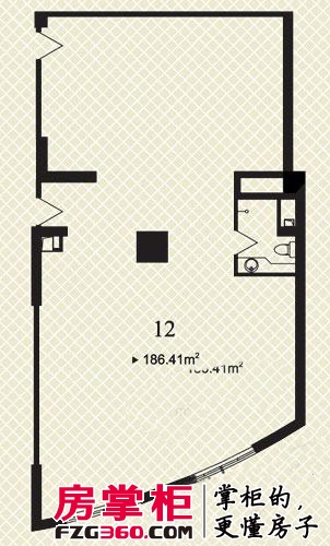 海泰国际公寓户型图标准层12户型