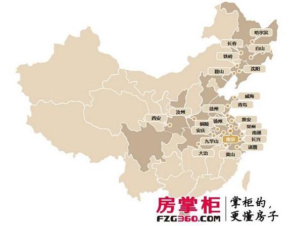 雨润地产战略版图