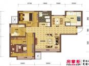 七期高层标准层M'户型