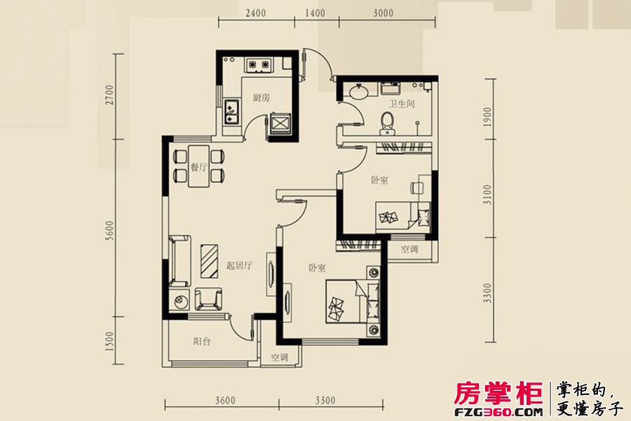 14#楼标准层04户型