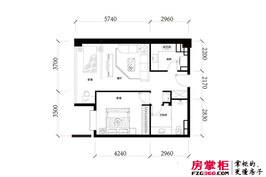 公寓标准层D2户型