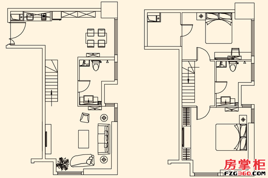 毛坯公寓47号楼3-14层G户型