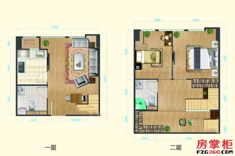 公寓56平米户型