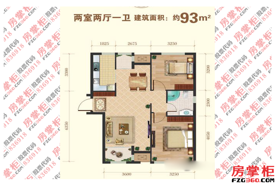 高层7号楼标准层E户型