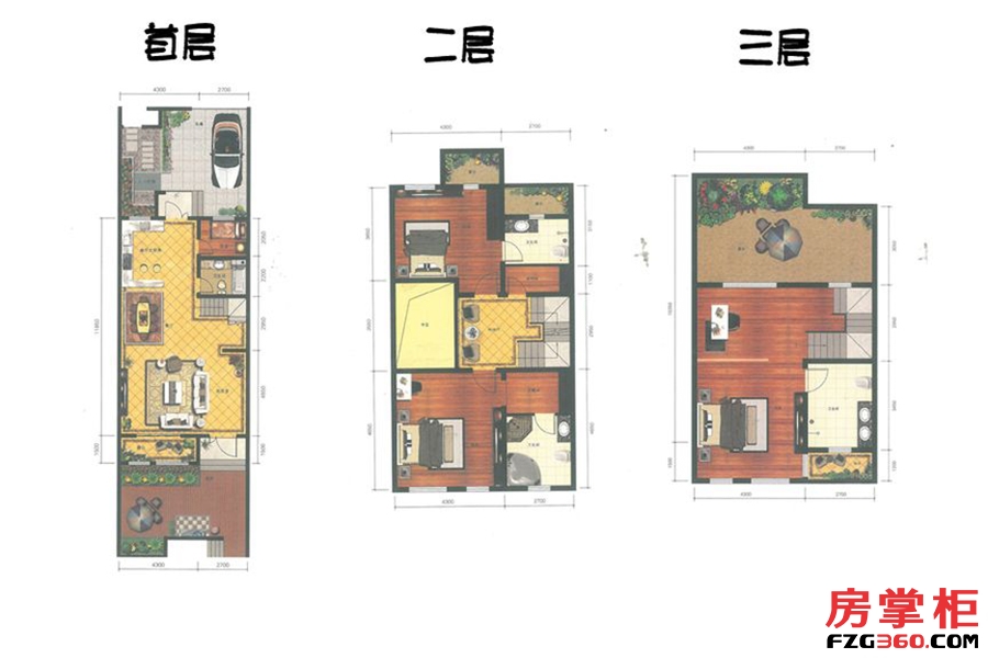 一期别墅标准层E户型