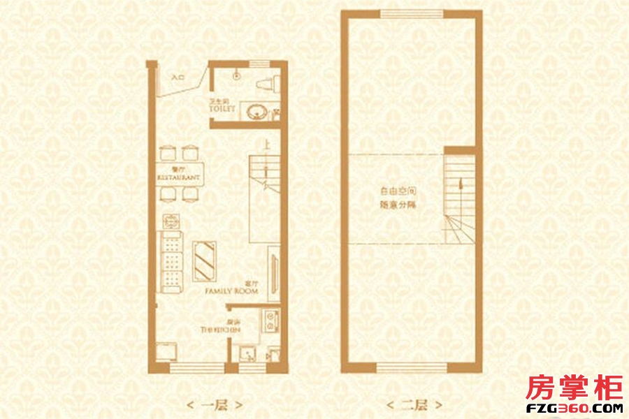 小高层5号楼标准层一室户型