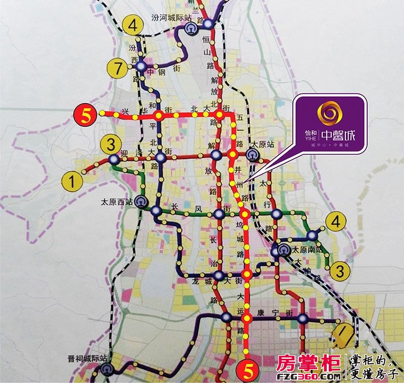 怡和·中馨城交通图