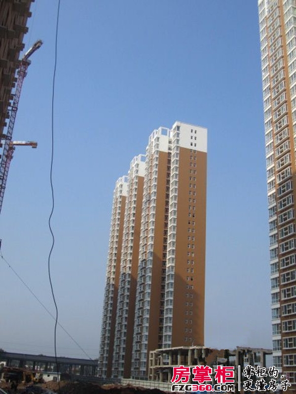 滨河城·左岸实景图外立面（2011.11.16)