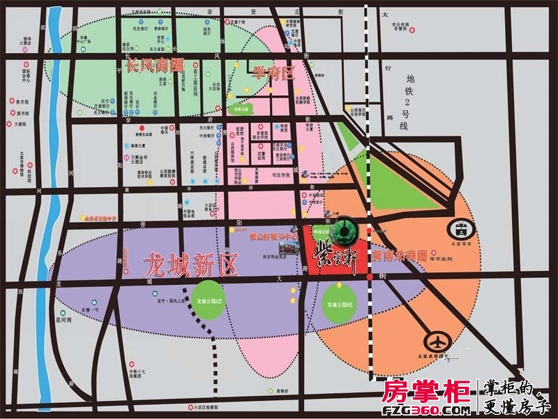 紫云轩交通图区位图